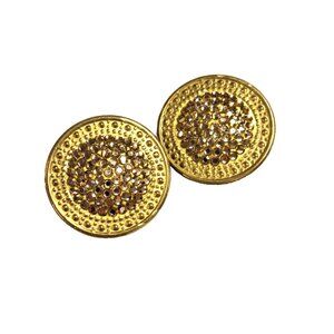 Elegant Gold Stud Earrings